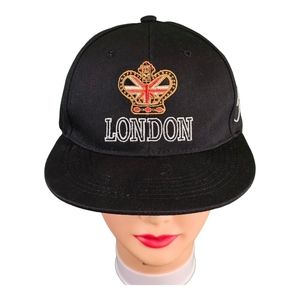 London Black Baseball Cap Adjustable King Ice Snapback Hat Pure‎ Luxury Apparel